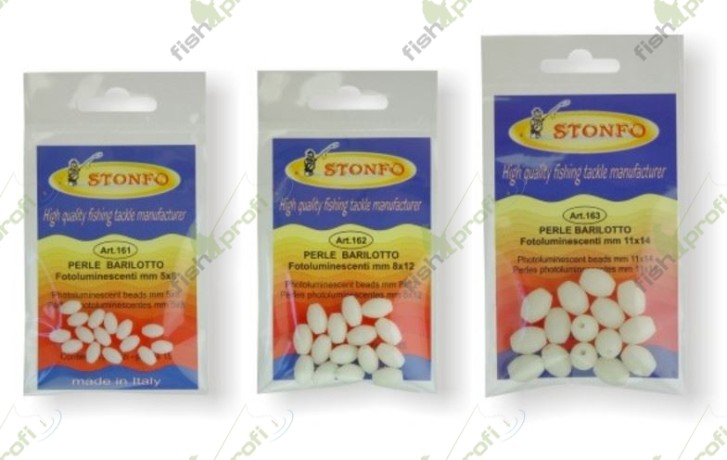 Бусинки Stonfo люминисцетные овальные размер 5х8 D 1,2 мм