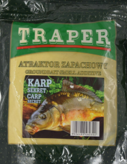 01047Ароматизатор сухой TRAPER Smell Additives 250g Carp Secret (Карп Секретный)