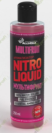 Ароматизатор жидкий ALLVEGA "Nitro Liquid Multifruit" 250мл (МУЛЬТИФРУКТ)