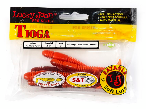 Силиконовая приманка Lucky Jonn Tioga 2.9" #T48