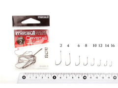 Крючки metsui CRYSTAL, цвет bln, размер № 10, (1 уп - 12 шт)
