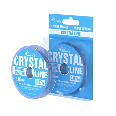 Леска монофильная ALLVEGA "Fishing Master" CRYSTAL 30м 0,08мм (0,87кг)