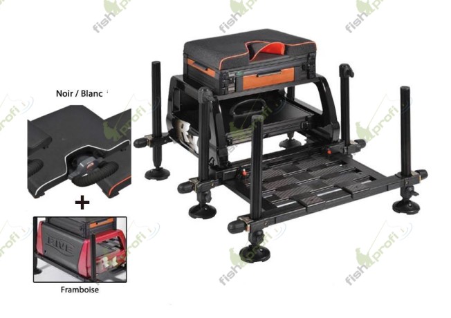 Платформа рыболовная RIVE "OPEN" Elefant RX-HSP Red/White D 36 комплектация 4-4