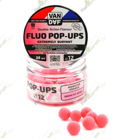 Поп-апы VAN DAF Монстр - краб, 12 мм. 25 шт