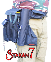 Пояc-держатель для удилища + куча карманов &quot;STAKAN-7&quot;