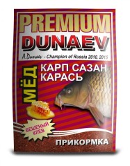 Прикормка &quot;DUNAEV-PREMIUM&quot; 1кг Карп-Сазан Мёд красная