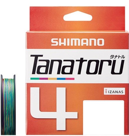 Леска плетеная PE Shimano TANATORU 4 PL-F64R 200m  #0.8 - 8,1кг.