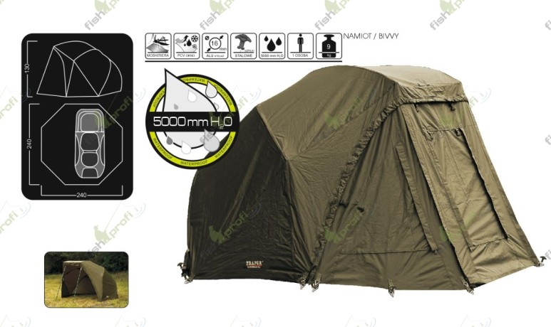 TRAPER MAGIC BIVVY - Шелтер карповый - зонтичного типа (240 х 240 х 130 см)