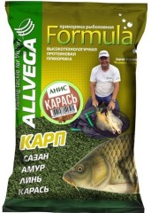 Прикормка ALLVEGA &quot;Formula Carassin Anis&quot; 0,9кг (КАРАСЬ АНИС)