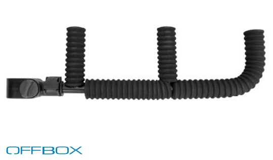 Кронштейн угловой неопреновый Preston OFFBOX 36 - RIPPLE BAR-DOUBLE TRIPLE тройной