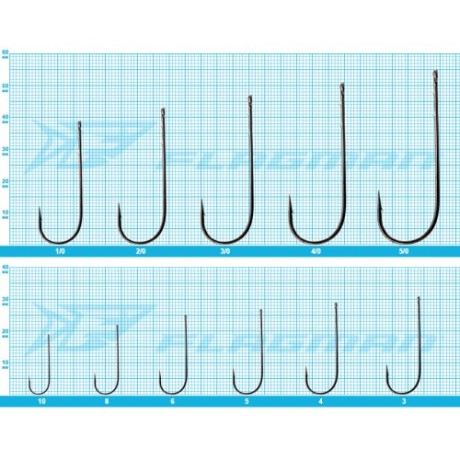 Крючки Azura Long Shank Hook №8