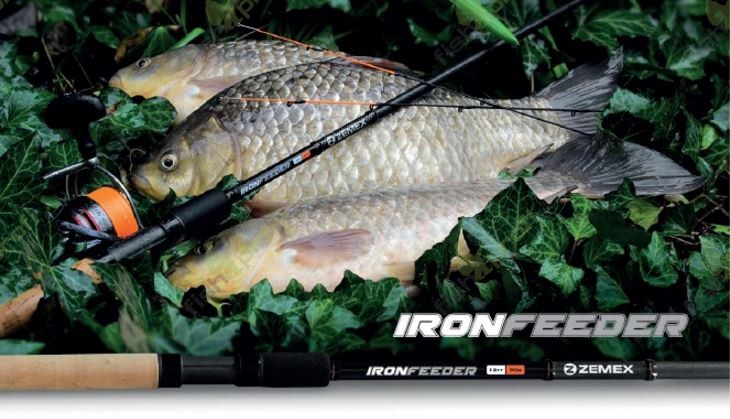 Удилище фидерное (фидер) ZEMEX (Земекс) IRON HEAVY FEEDER 13" до 100,0 гр.