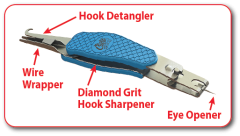 Кусачки Cuda SS Cliper with Jig Eye Cleaner для лески с точилкой для крючков