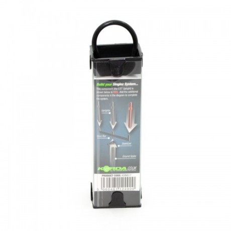 Стойка для сигнализатора Korda Singlez Upright Black 3,5" черная 9,0см