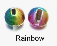 Вольфрамовые разноцветные рыболовные бусины 5шт 0.48г