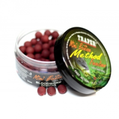 Бойлы 9 мм 50гр Метод Мотыль Traper (ТРАПЕР) Method Boilies Bloodworm