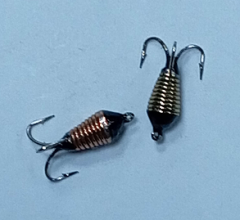 Мормышка Чертик-Капля рифленый средний 1.2 гр.латунь