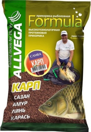 Прикормка ALLVEGA "Formula Carp Plum" 0,9кг (КАРП СЛИВА)