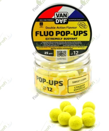 Поп-апы VAN DAF Сладкая кукуруза, 12 мм. 25 шт
