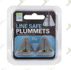 Глубомер Preston LINE SAFE PLUMMETS 45 гр. 2 шт