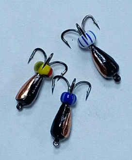 Мормышка Чертик-Капля с коронкой большая 1.3 гр.