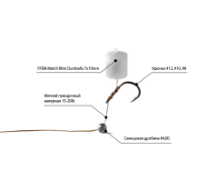 FFEM Pop-Up Match Mini Choco White - Плавающие бойлы (Белый шоколад) 7-10 мм.
