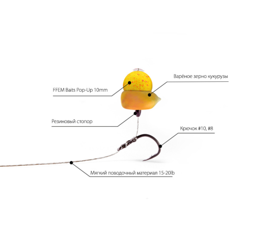 FFEM Pop-Up Cherry Plum - Плавающие бойлы (Алыча) 10 мм.