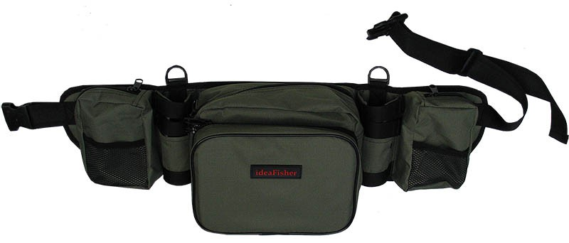 Пояс-держатель удилища + сумка спиннингиста "STAKAN-8" цвет - Олива