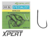 Крючки Korum XPERT SPECIMEN BARBLESS HOOKS карповые безбородые №16