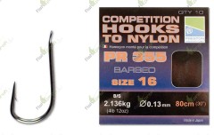 Готовый поводок Preston PRC 355 HOOKS TO NYLON №14