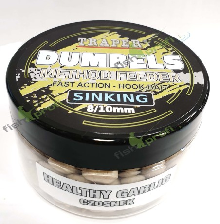 Дамбелсы тонущие Метод Фидер 8-10мм 50гр Чеснок Traper ТРАПЕР Dumbels sinking Garlic