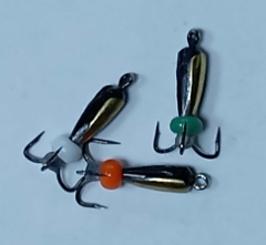 Мормышка Чертик-Капля с коронкой средняя 0.7гр.