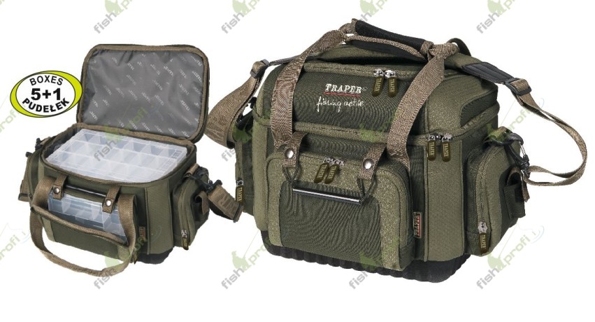 Сумка с коробками "Fishing Active" (43х26х30) ТРАПЕР