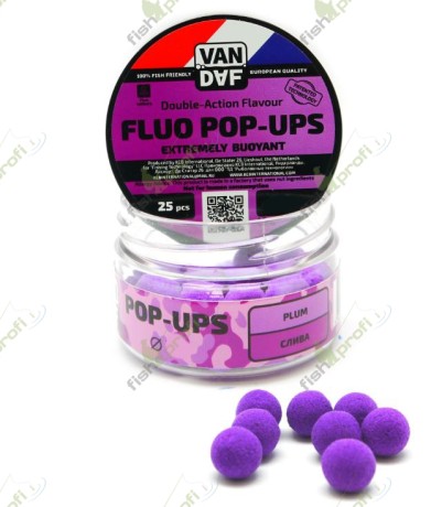Поп-апы VAN DAF Слива, 15 мм. фиолетовый