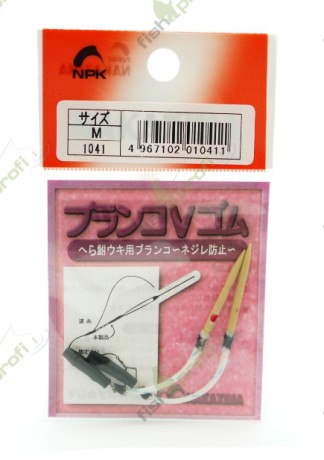 Коннектор гибкий "Nakazima" для крепления поплавка  на оснастку "Herabuna" М