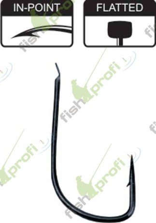 Крючки YAMAME Hikara (Япония)  черный хром №10