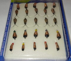 Мормышки вольфрамовые Набор № 4  (упак 25шт)