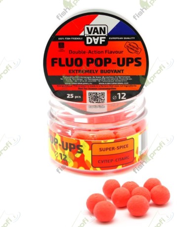 Поп-апы VAN DAF Супер - спайс, 12 мм. 25 шт