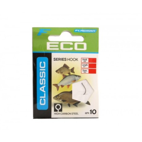 Готовый поводок Flagman Classic Hooks To Nylon 1 №14 10шт