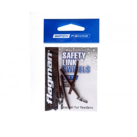 FLAGMAN Вертлюжок быстросъемный Flat Feeder №7 5шт