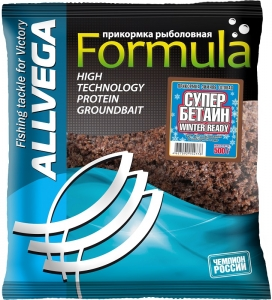 Прикормка зимняя готовая ALLVEGA "Formula Winter Ready" 0,5кг (СУПЕР БЕТАИН)