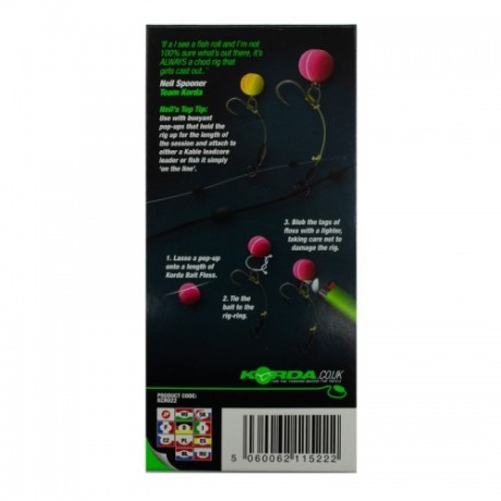 Поводок готовый Korda Chod Rig Long 2,5см №8 3шт