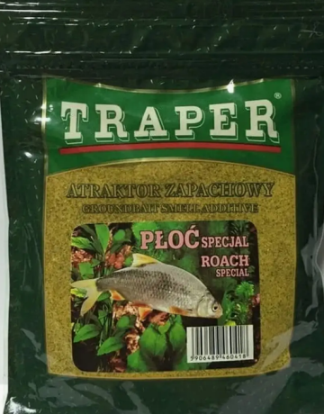 01059 Ароматизатор сухой TRAPER Smell Additives Roach Special Плотва Специальная 250гр