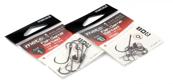 Крючки metsui FISH GAME, цвет bln, размер № 10 (1 уп - 12 шт)