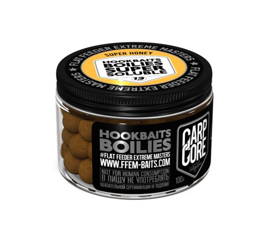 FFEM Super Soluble Boilies Super Honey - Растворимые (Пылящие) насадочные бойлы  13mm