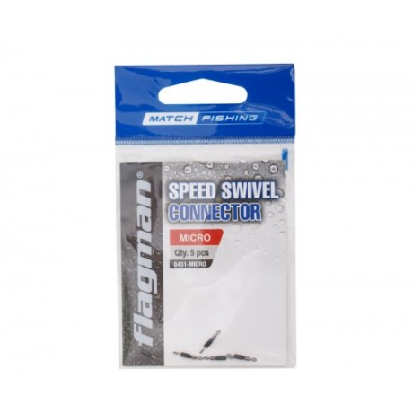 FLAGMAN Вертлюжок быстросъемный Speed Swivel Connector Micro 5шт