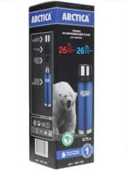Термос бытовой ARCTICA (Арктика) вакуумный (для напитков) 750 мл., цвет синий