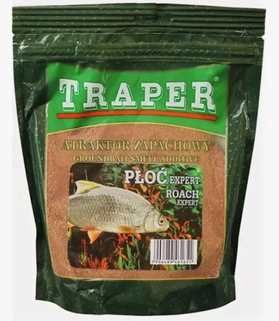 01060 Ароматизатор сухой TRAPER Smell Additives Roach Expert Плотва Эксперт 250гр
