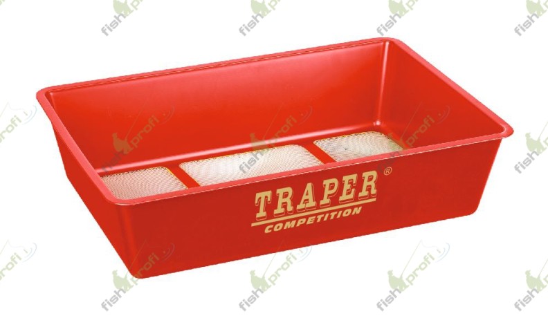 Кювета TRAPER для хранения опарыша красная 33 х 22см