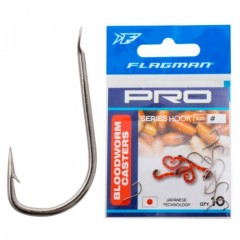 Крючки Flagman Bloodworm Caster Pro №18 10ш